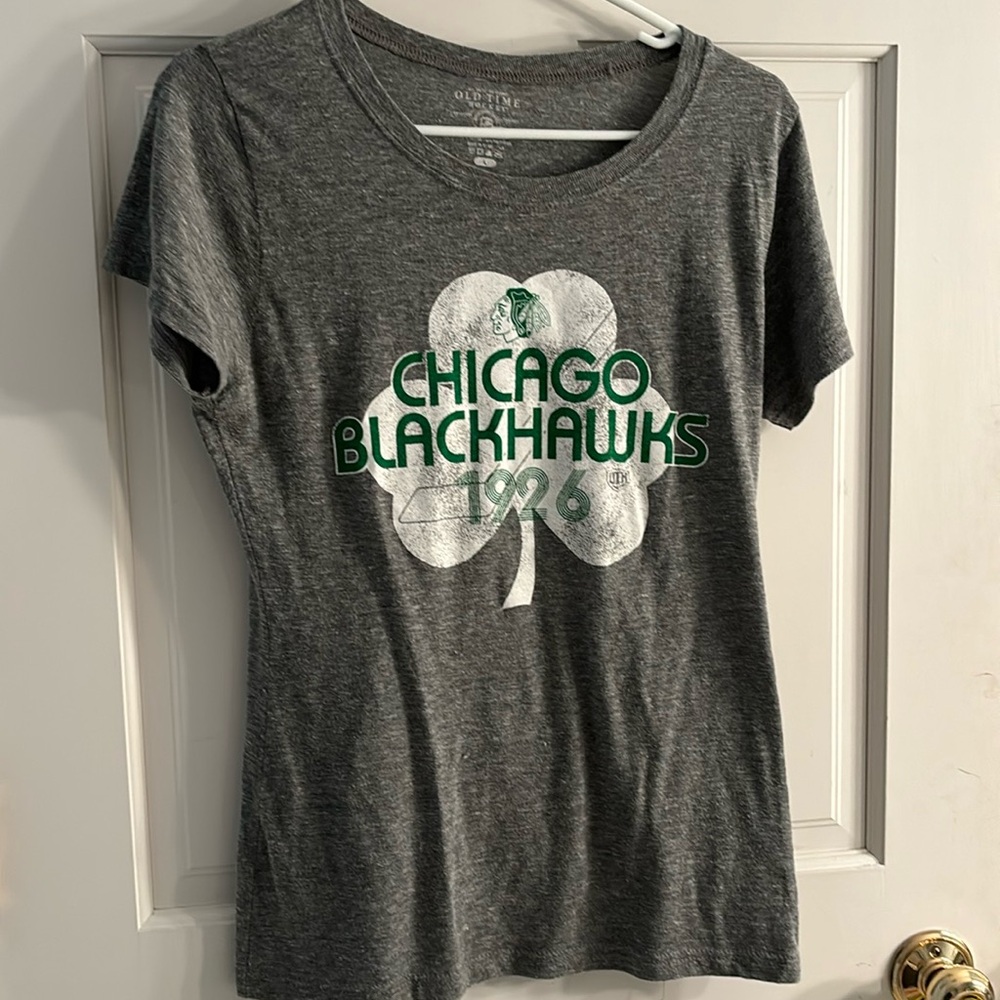 Chicago Blackhawks shamrock tee